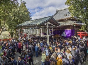 千代保稲荷神社境内の写真