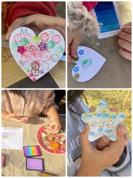 イベントの様子と作品