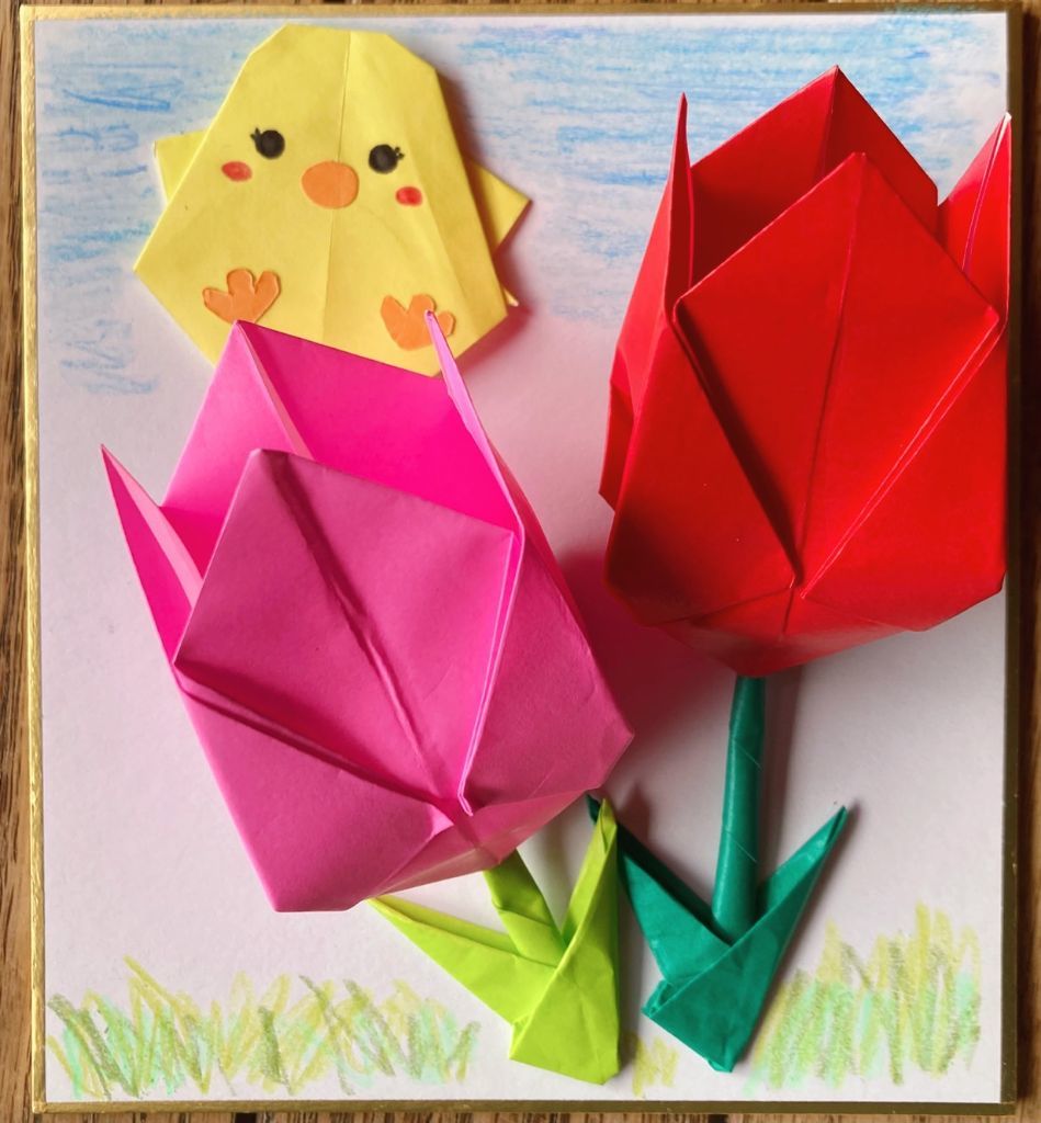 チューリップとひよこ作品