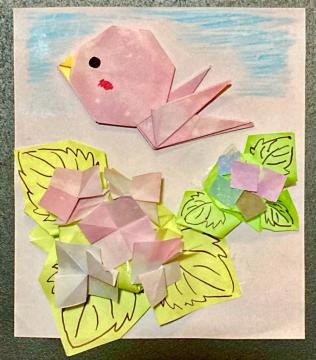 ことりさんとあじさいめぐり作品