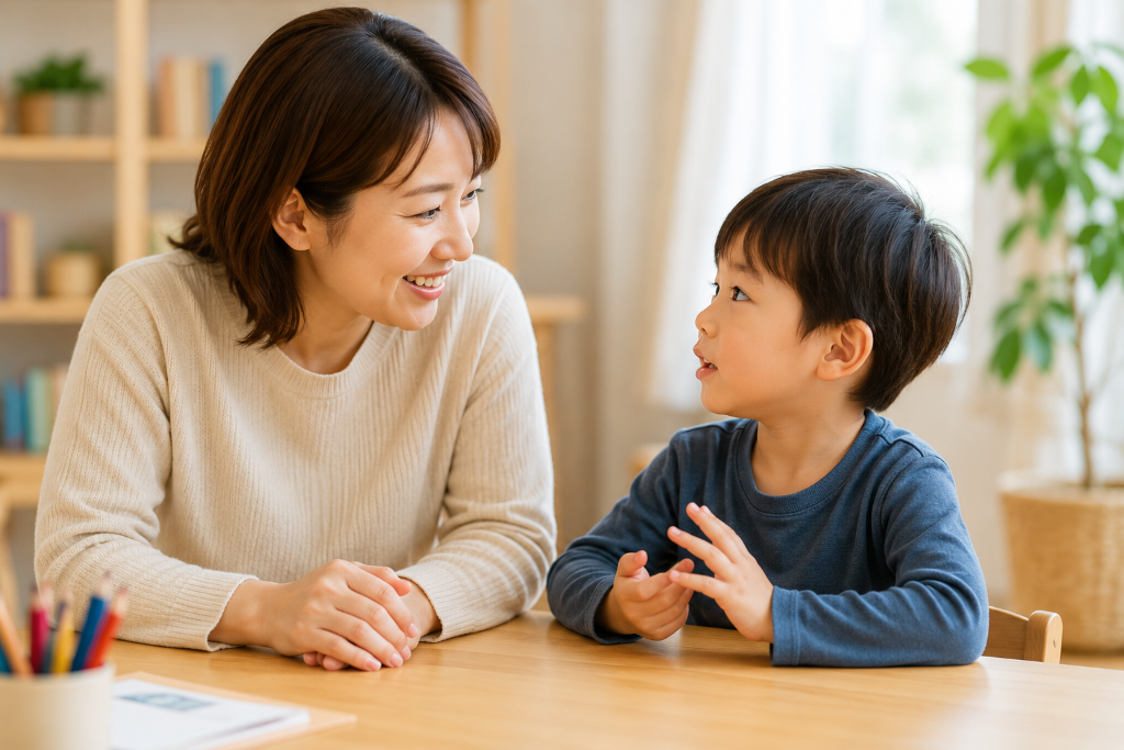 子どもの育ちを知るおしゃべりシリーズ　イメージ写真
