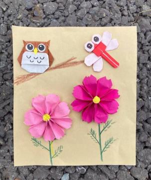 むすんでひらいてぐぅとぱあワークショップ作品