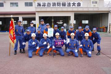 消防ポンプ車の部優勝今尾東分団の写真