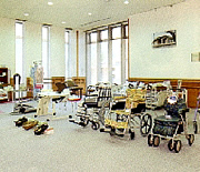 介護機器展示コーナーの写真