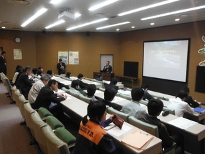土砂災害や防災に関する講義の様子