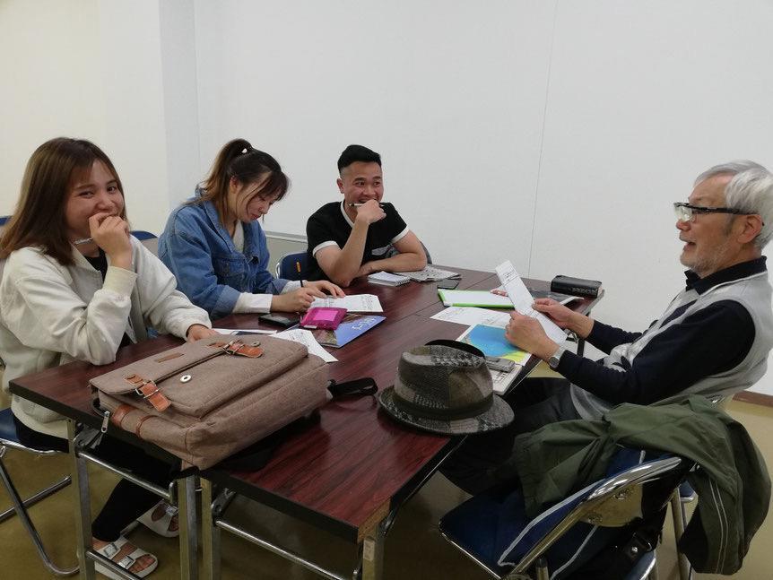 日本語教室の授業の様子